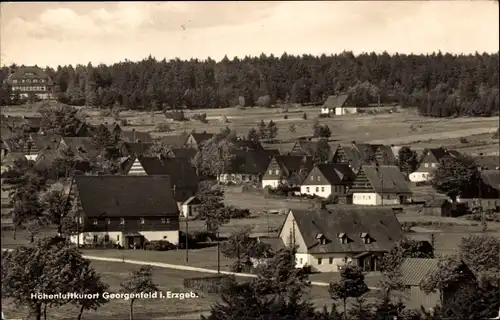 Ak Zinnwald Georgenfeld Altenberg im Erzgebirge, Ortsansicht