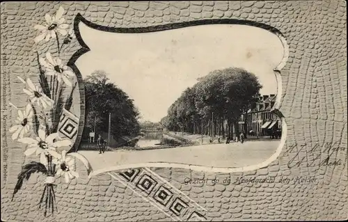 Passepartout Ak Den Helder Nordholland Niederlande, Hoofdgracht