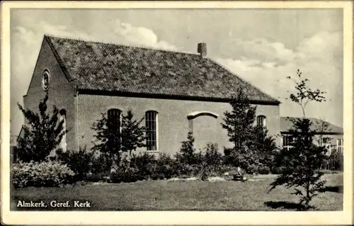 Ak Almkerk Nordbrabant Niederlande, Geref. Kerk