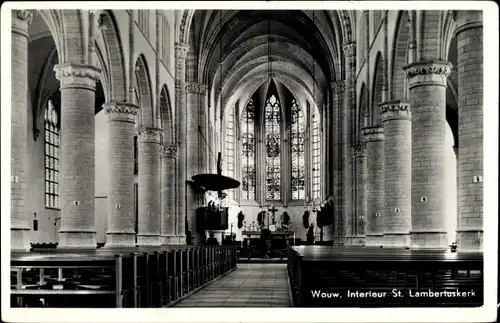 Ak Wouw Nordbrabant, Interieur St. Lambertuskerk