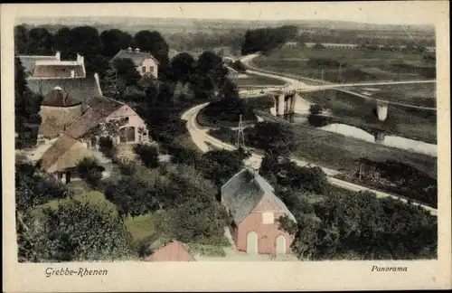 Ak Grebbe Rhenen Utrecht Niederlande, Panorama