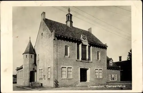 Ak Giessendam Südholland, Gemeentehuis