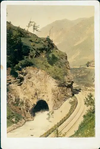 Kabinett Foto Gossensaß Brenner Brennero Südtirol, Wassertunnel