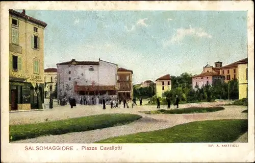 Ak Salsomaggiore Emilia-Romagna, Piazza Cavallotti