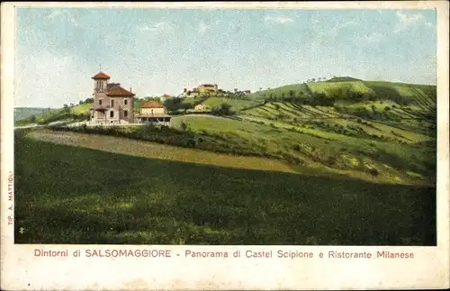 Ak Salsomaggiore Emilia-Romagna, Castel Scipione e Ristorante Milanese