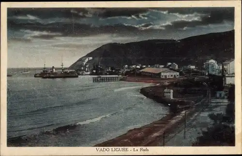 Ak Vado Ligure Liguria, La Rada, Hafenpartie