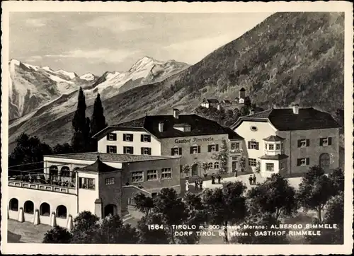 Ak Dorf Tirol Tirolo Südtirol, Albergo Rimmele, Gasthof