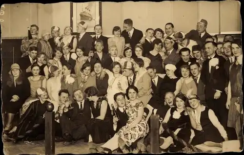 Foto Ak Schierke Wernigerode am Harz, Hotel Kurhaus und Fürstenhöh, Silvesterfeier 1929/30