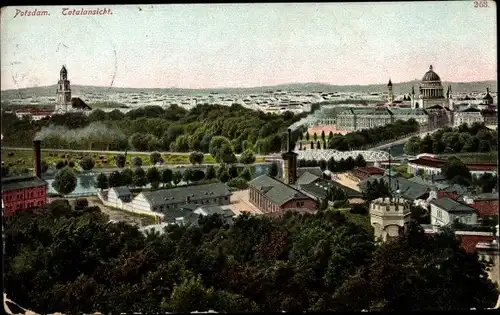 Ak Potsdam, Panorama, Totalansicht