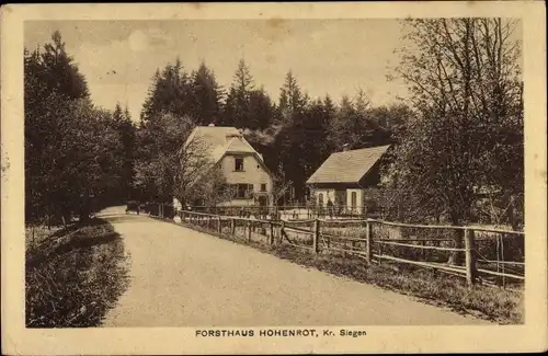 Ak Netphen im Siegerland, Forsthaus Hohenroth