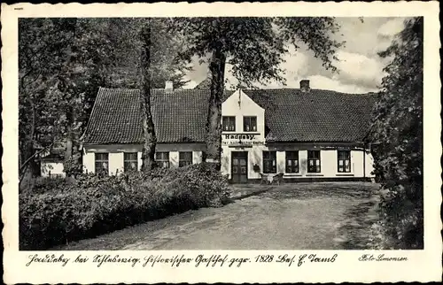 Ak Haddeby Busdorf in Schleswig Holstein, Historischer Gasthof Haddeby