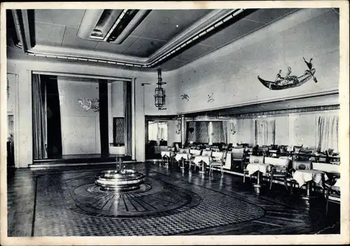 Ak Vierschrauben Turbinen Schnelldampfer Bremen, Norddeutscher Lloyd, Ballsaal I. Kl.