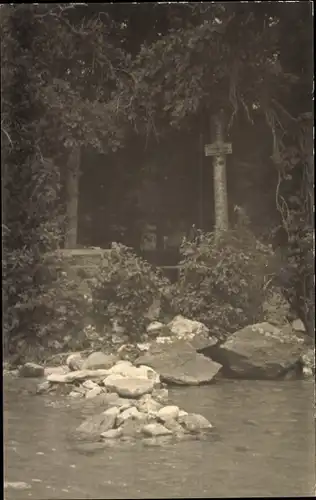 Foto Ak Bernried am Starnberger See Oberbayern, Buchenheim, Uferpartie