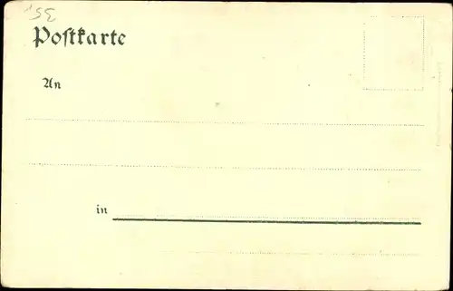 Litho Bayerbach am Simsee Baierbach Stephanskirchen Oberbayern ?, Gruß von der Viehweide