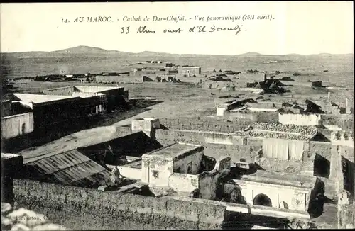 Ak Dar Chafaï Marokko, Casbah, Panorama