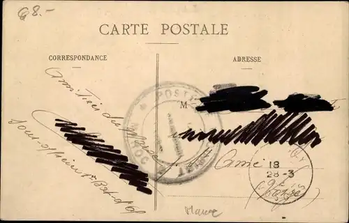 Ak Marokko, Camp de la Colonne du Colonel Blanc à Ain-Bézouz