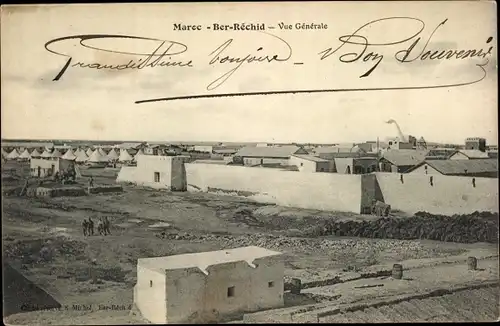Ak Berrechid Marokko, Camp, Vue Generale, Campagne du Maroc 1907-1908