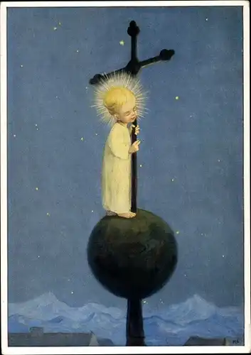 Künstler Ak Schönermark, M., Glückwunsch Weihnachten, Weihnachtssegen