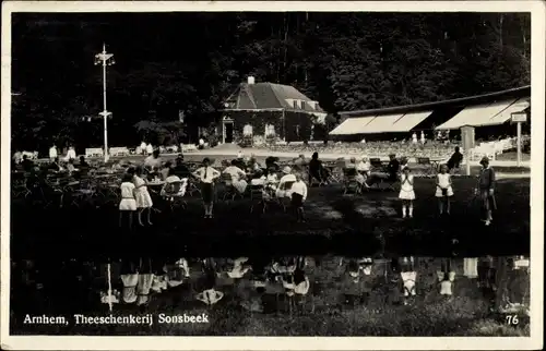 Ak Arnhem Gelderland Niederlande, Theeschenkerij Sonsbeek