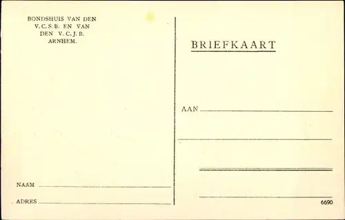 Ak Arnhem Gelderland Niederlande, Inneres vom Vereinshaus