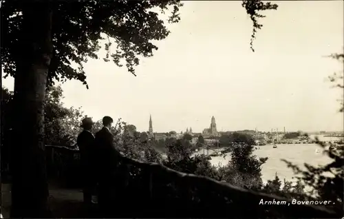 Ak Arnhem Gelderland Niederlande, Bovenover