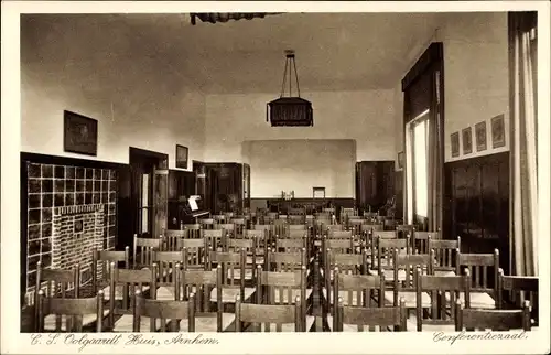 Ak Arnhem Gelderland Niederlande, C. S. Oolgaardt Huis, Konferenzsaal