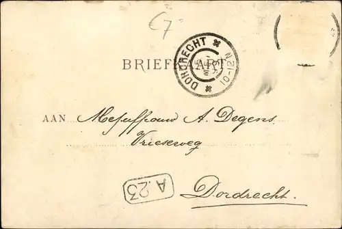 Ak Arnhem Gelderland Niederlande, Straßenpartie, Kirche