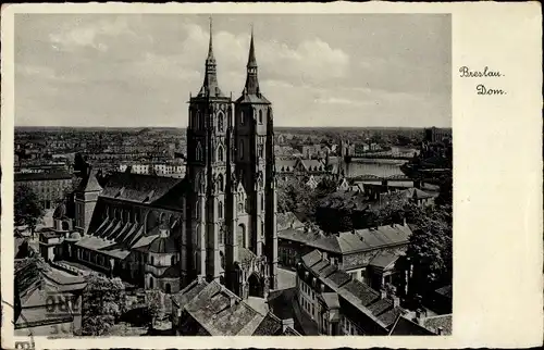 Ak Wrocław Breslau Schlesien, Dom