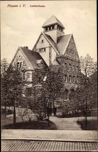 Ak Plauen im Vogtland, Lutherhaus