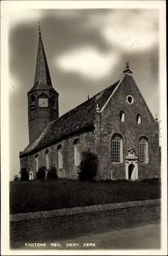 Ak Kantens Groningen, Ned. Herv. Kerk