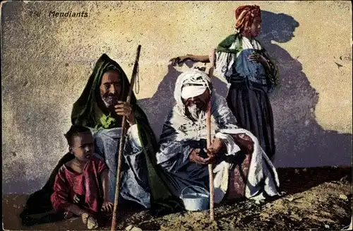 Ak Maghreb, Mendiants, Lehnert & Landrock 758