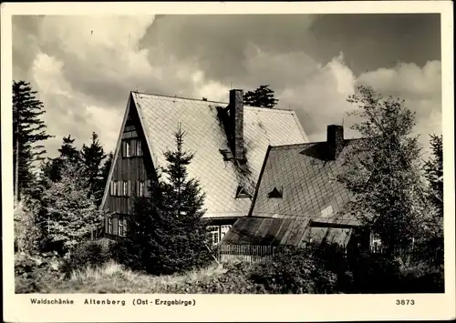 Ak Altenberg im Erzgebirge, Waldschänke Altes Raupennest