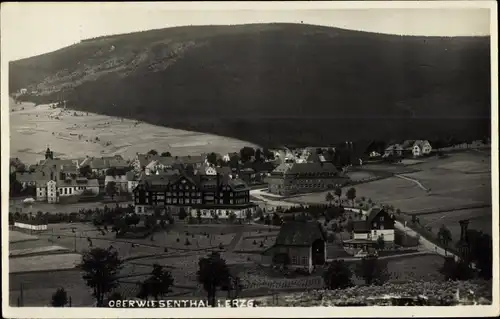 Foto Ak Oberwiesenthal im Erzgebirge Sachsen, Panorama