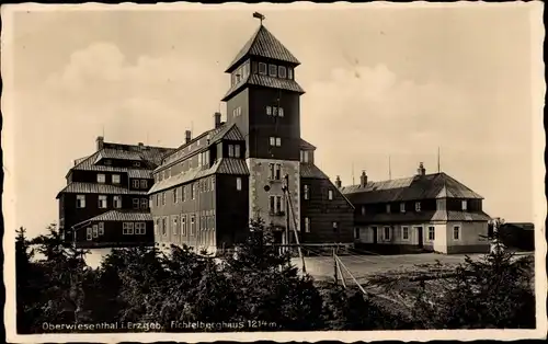 Ak Oberwiesenthal im Erzgebirge, Fichtelberghaus