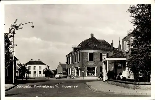 Ak Dinxperlo Gelderland, Kwikkelstraat h. Hogestraat