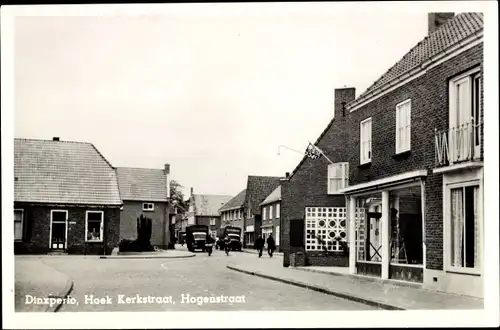 Ak Dinxperlo Gelderland, Hoek Kerkstraat, Hogenstraat