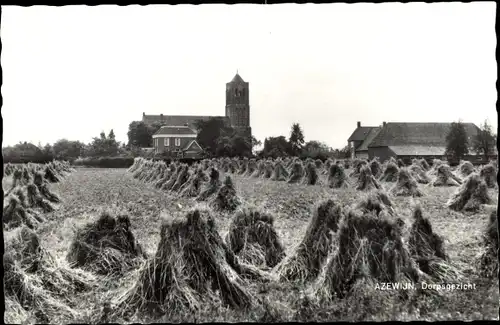 Ak Azewijn Gelderland, Dorpsgezicht, Kerk