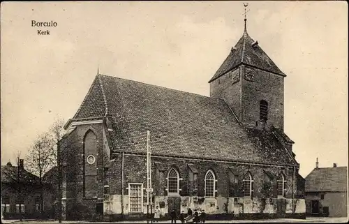 Ak Borculo Gelderland, Kerk