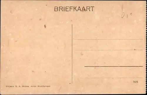 Ak 's Heerenberg Montferland Gelderland Niederlande, Hotel, Voorzyde