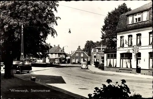 Ak Winterswijk Gelderland Niederlande, Stationsstraat