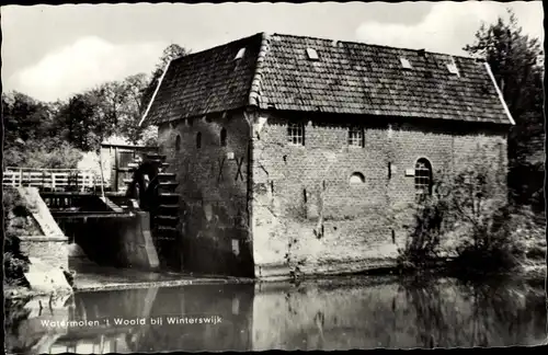 Ak Winterswijk Gelderland Niederlande, Watermolen 't Woold