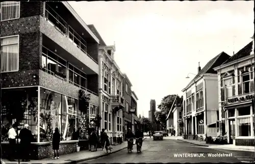 Ak Winterswijk Gelderland Niederlande, Wooldstraat, Hotel