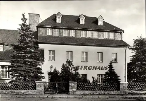 Ak Kühberg Bärenstein im Erzgebirge, Ferienheim Berghaus des VEB Fachbuchverlag Leipzig