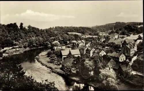 Ak Mittweida in Sachsen, Teilansicht