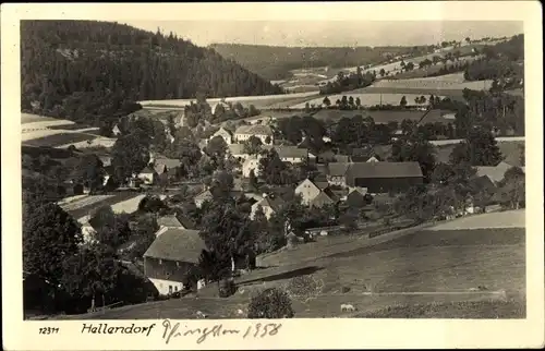 Ak Hellendorf Bad Gottleuba-Berggießhübel in Sachsen, Ort, Umgebung