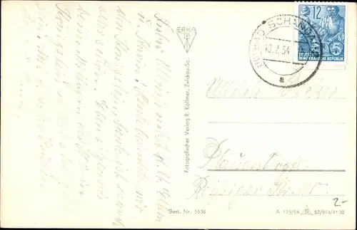 Ak Königstein an der Elbe Sächsische Schweiz, Dampferanlegestelle