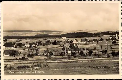Ak Zinnwald Georgenfeld Altenberg im Erzgebirge, Ortsansicht