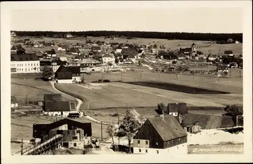 Foto Ak Zinnwald Georgenfeld Altenberg im Erzgebirge, Ortsansicht