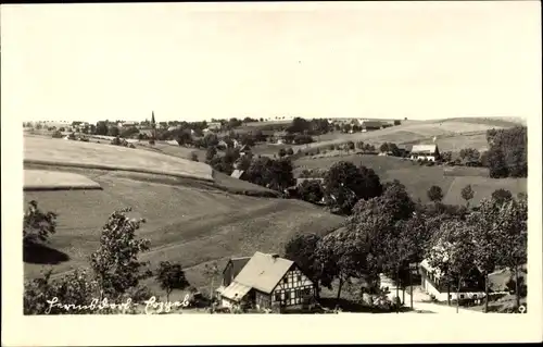 Foto Ak Hermsdorf im Erzgebirge, Blick auf Ortschaft und Umgebung