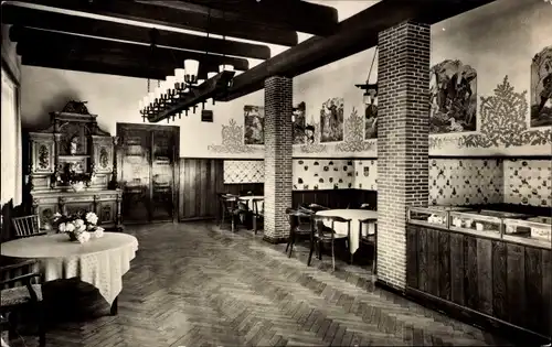 Ak Salzelmen Schönebeck an der Elbe, Jagdzimmer